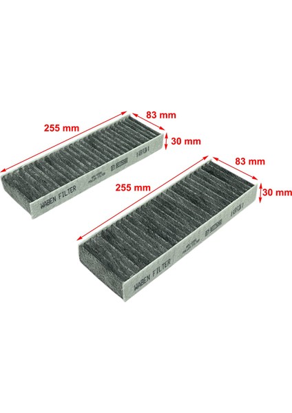 Opel Corsa F 2019 ve Sonrası Karbonlu Polen Filtresi fiyatları