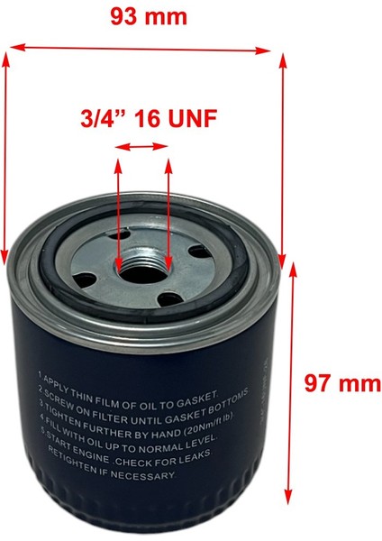 Fiat Murat 124 1966-1974 Eski Model Yağ Filtresi fiyatları