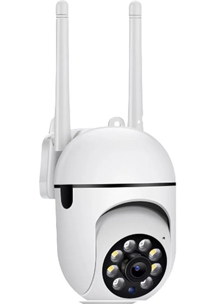 Wifi Kontrollü Hd Çözünürlük Uyumlu Çift Ledli Hareket Takipli Ip Kamera