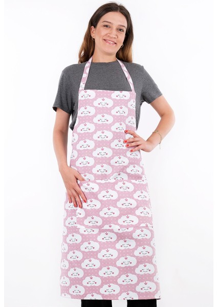 Şık ve kullanışlı mutfak önlüğü, rahat tasarım, dayanıklı ve güzel pembe renkli. fiyatları