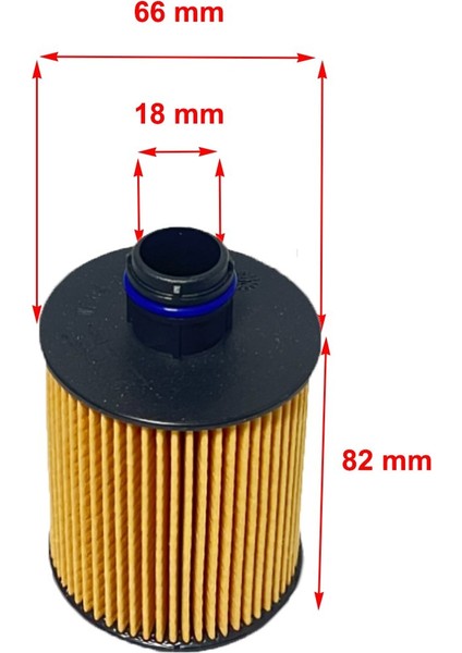 Lancia Ypsilon 1.3 D 55-70 Kw 2006-2018 Çüklü Geniş Delikli Yağ Filtresi fiyatları