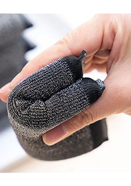 4'lü Siyah Paslanmaz Çelik Telli Bulaşık Süngeri Seti, 10x10 cm fiyatları