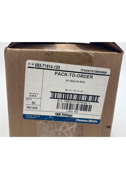 053-71814-133 3/4'' Mavi Sızdırmazlık Contası (50 Adet) fırsatları