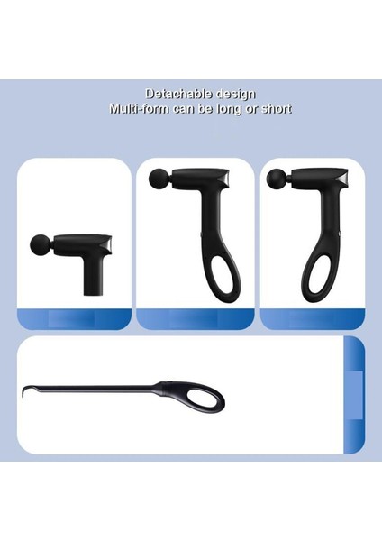 Masaj Aleti 30W Güçlü Motor 6 Kademeli 4 Profesyönel Masaj Başlığı Sırt indirimleri