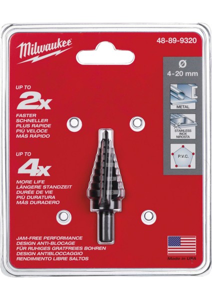 Kademeli Matkap Ucu 4-20 mm 48899320