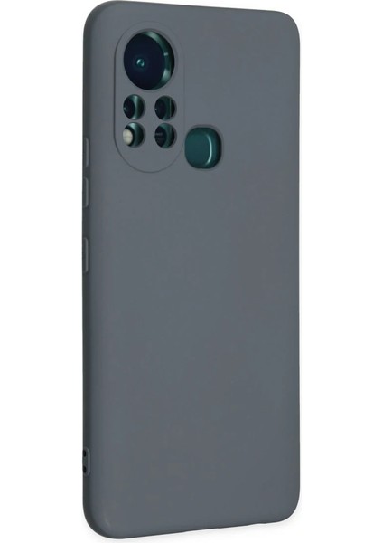 Infinix Hot 11S Kılıf Nano Içi Kadife Silikon - Gri fiyatları