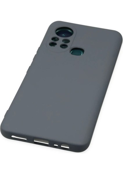 Infinix Hot 11S Kılıf Nano Içi Kadife Silikon - Gri fırsatları