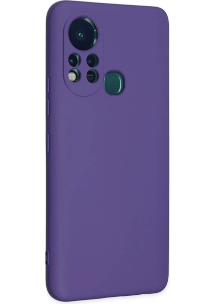 Infinix Hot 11S Kılıf Nano Içi Kadife Silikon - Mor fiyatları