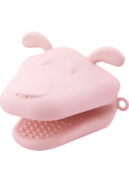 Yumuşak pembe mor plastik koç ağzı tutacak, şık ve kullanışlı ev dekoru