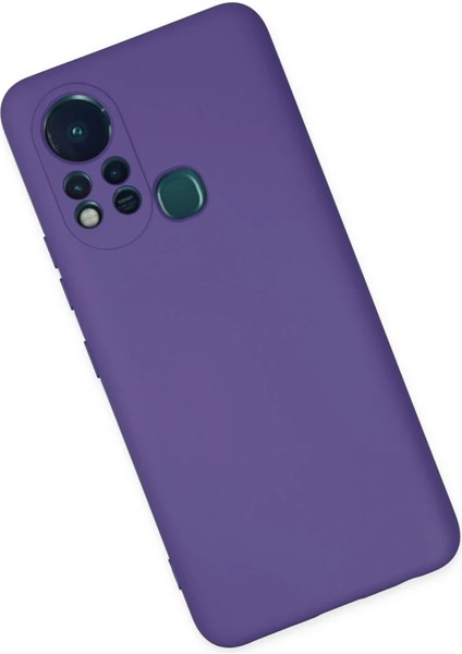 Infinix Hot 11S Kılıf Nano Içi Kadife Silikon - Mor modelleri