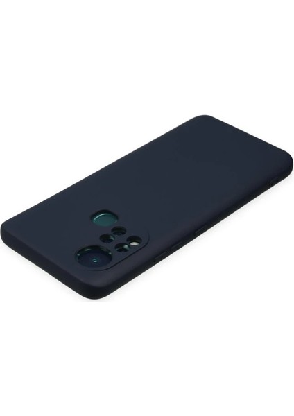 Infinix Hot 11S Kılıf Nano Içi Kadife Silikon - Lacivert indirimleri