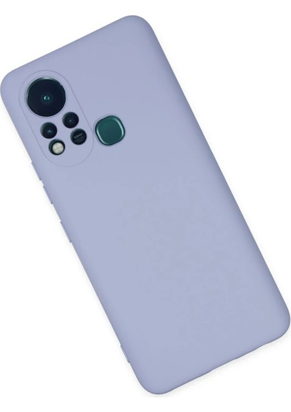 Infinix Hot 11S Kılıf Nano Içi Kadife Silikon - Lila modelleri
