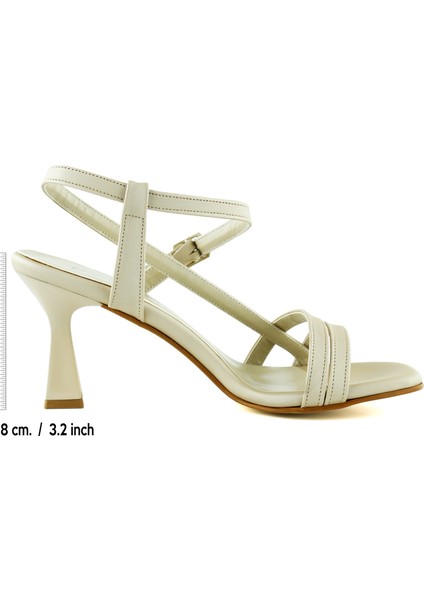 Roseline Ten Saten Önü Arkası Açık Bantlı Tokalı Kadeh Topuklu Abiye Ayakkabı modelleri