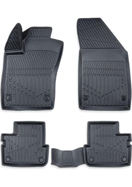 Fiat Egea Hybrıd 2021 Sonrası Myk 3D Premium Havuzlu Oto Paspas Araca Özel