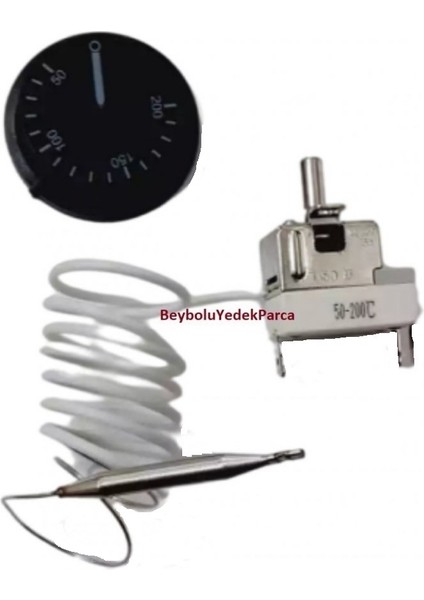 Gazlı Termostat 200 Derece Luxell Soba , Elektrik Sobası Termostat Kuyruklu