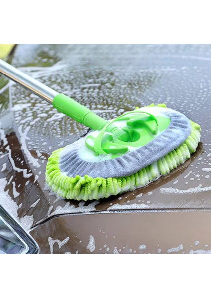 Teleskopik Mikrofiber Oto Araba Yıkama Mopu - Uzayan Saplı, Yıkanabilir Başlıklı, Pratik Temizlik fiyatları