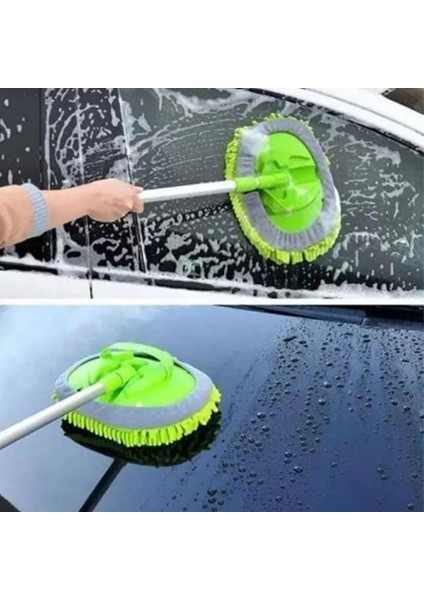 Teleskopik Mikrofiber Oto Araba Yıkama Mopu - Uzayan Saplı, Yıkanabilir Başlıklı, Pratik Temizlik modelleri