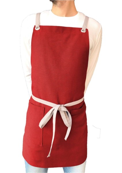 Kırmızı Önlük, 155x220, Pamuk Polyester, Şık ve Kullanışlı Mutfak Aksesuarı fırsatları
