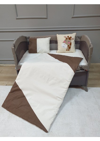 Oyun Parkı Bebek Uyku Seti - Aslan Kabartma Nakışlı