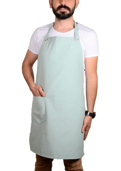 Şık Mint Tasarım Önlük, kullanışlı ve modern görünümlü, 155x220, pamuk polyester yeşil