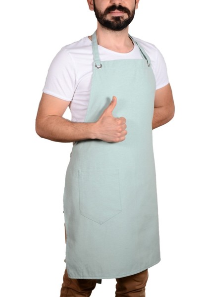Şık Mint Tasarım Önlük, kullanışlı ve modern görünümlü, 155x220, pamuk polyester yeşil fiyatları