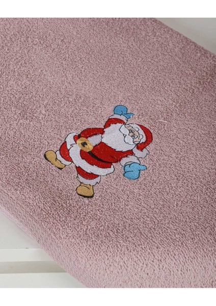 Mira Home Banyo Havlusu Takımı Noel Baba Nakışlı modelleri