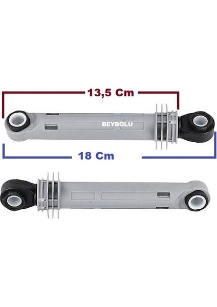 Regal Gri Amortisör Çamaşır Makinesi Amortisörü Takımı 120N Aks