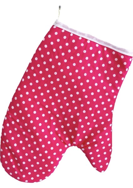 Fuşya Mutfak Seti: Su Geçirmez Önlük, Isı Yalıtımlı Eldiven ve Tutaç, 50x70 cm indirimleri