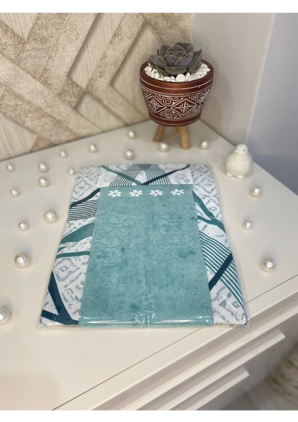 Yeşil mutfak önlüğü 30x50 cm, şık ve kullanışlı mutfak aksesuarı