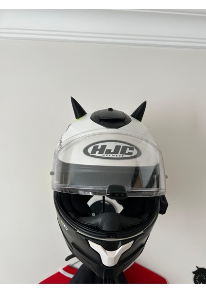 3D Kask Boynuzu – Siyah, 5.5 cm | Motosiklet, Bisiklet, Scooter Kask Aksesuarı indirimleri