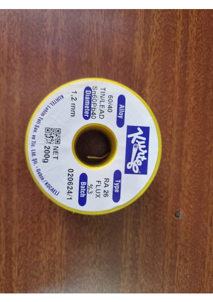 Lehim Teli 200 Gram 1.2mm – %3 Flux, 60/40 Alaşım!