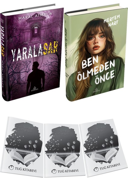 Ben Ölmeden Önce Ciltli ve Ephesus Yayınları Yaralasar 3 Ciltli Maral Atmaca 2li Set + Hediyeli