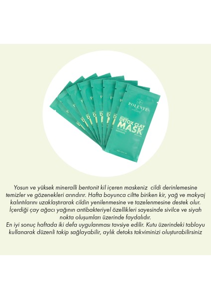 Spirulina Yosunlu Detoks Kil Maskesi (8 Adet x 8 ml) fiyatları