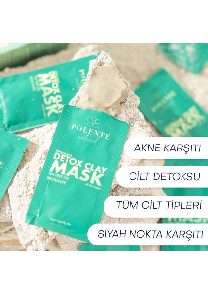 Spirulina Yosunlu Detoks Kil Maskesi (8 Adet x 8 ml) fırsatları