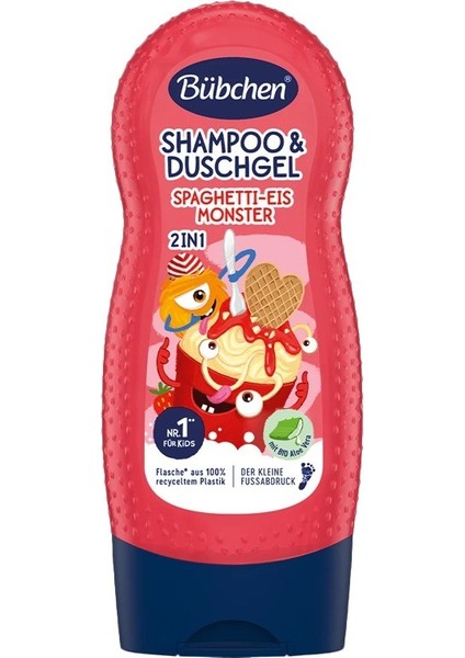 Çocuk Şampuan&duş Jeli 2 In 1 Spaghetti- Eis Monster 230 ml