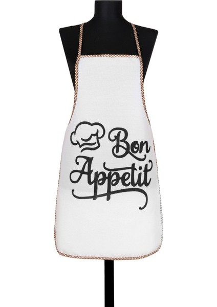 Şık ve dayanıklı mutfak önlüğü, sıvı geçirmez, 50x100 cm, siyah renk