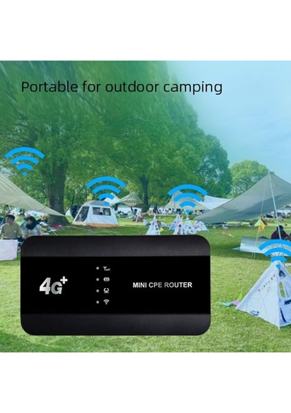 4g Mini Cpe Router, Sim Kart Yuvası ile C Tipi Şarjlı, Gigabit Ethernet Yönlendirici RJ45 Portulu