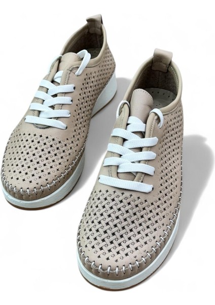 Hakiki Deri Ortopedik Taban Kadın Günlük Ayakkabı modelleri