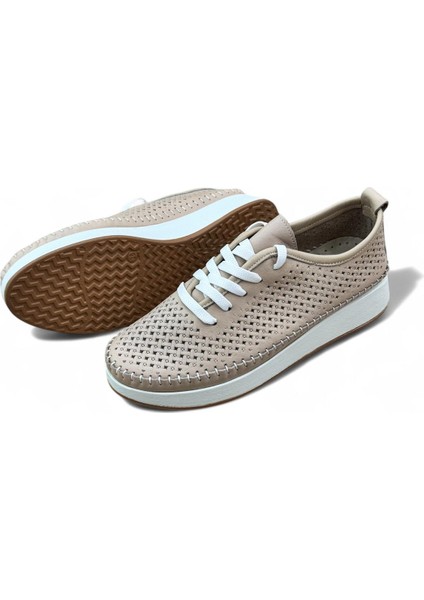 Hakiki Deri Ortopedik Taban Kadın Günlük Ayakkabı indirimleri