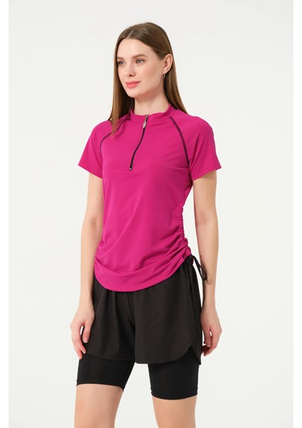 Hızlı Kuruyan Kumaş Yarım Kol Şortlu Yüzücü Mayo 24156 fiyatları