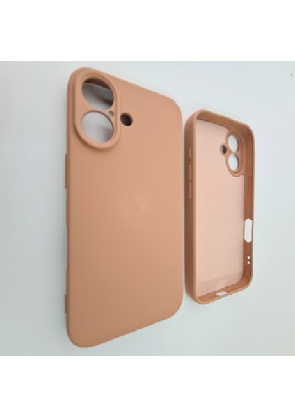 İphone 16 İle Uyumlu Kamera Korumalı İçi Kadife Esnek Silikon Lansman Kılıf