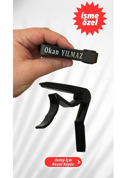 İsme Özel - SV75BK Siyah Gitar ve Bağlama Kaposu