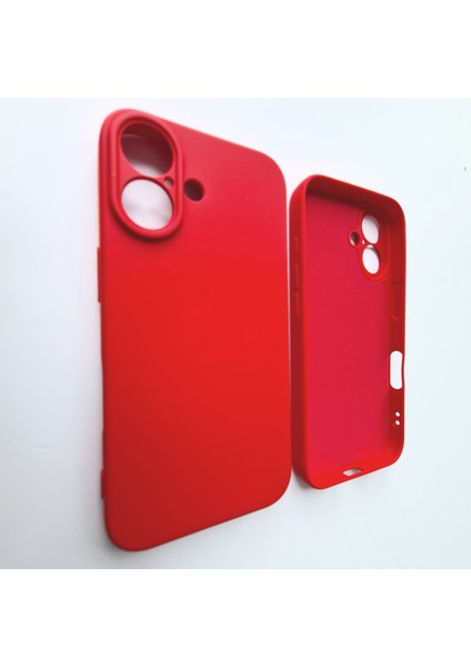 İphone 16 İle Uyumlu Kamera Korumalı İçi Kadife Esnek Silikon Lansman Kılıf