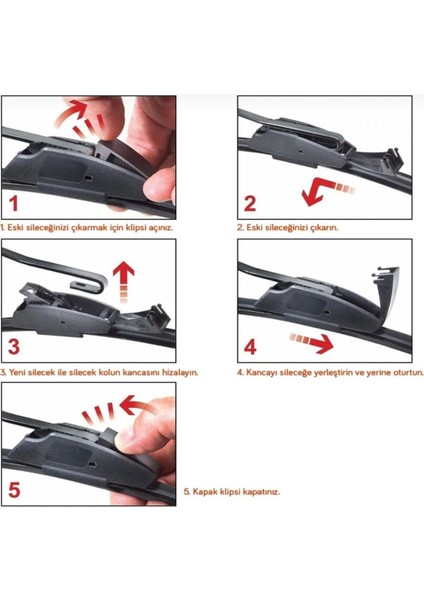 550mm Muz Silecek 10'lu Temizlik Seti, Dayanıklı ve Uygun Fiyatlı Paket fiyatları
