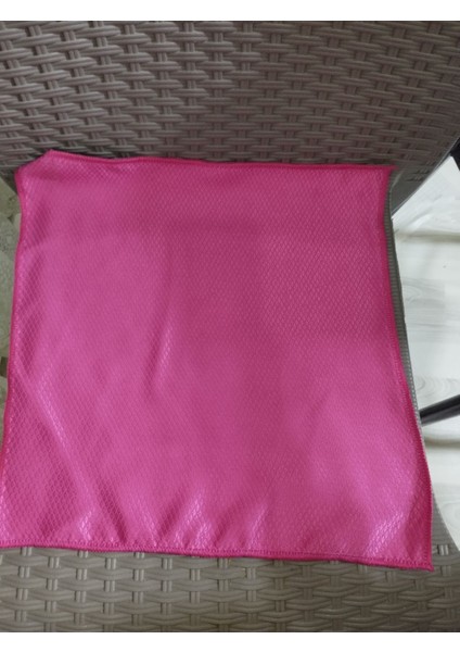 Fuşya baklava desenli cam bezi, çiftli set, 40x40 cm, 2 adet indirimleri