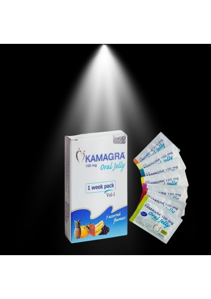 KAMAGRA_100 Jel 1 Kutu(7 Adet) Etki Garantili Orijinal 100 Mg Jel Kamağrâ Jel