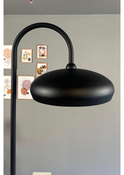 Siyah Lambader Modern Dekoratif Metal Oturma Odası Çalışma Odası Zemin Lambası fırsatları