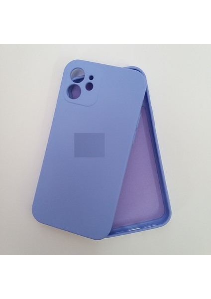 Apple iPhone 12 Kamera Korumalı İçi kadife Silikon Kılıf