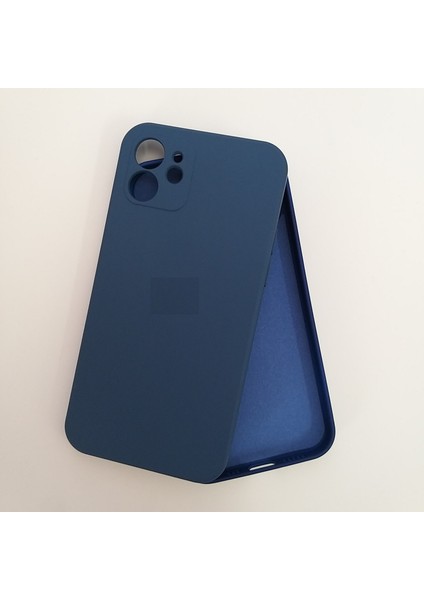 İphone 12 İle Uyumlu Kamera Korumalı Lansman İçi Kadife Esnek Silikon Lansman Kılıf