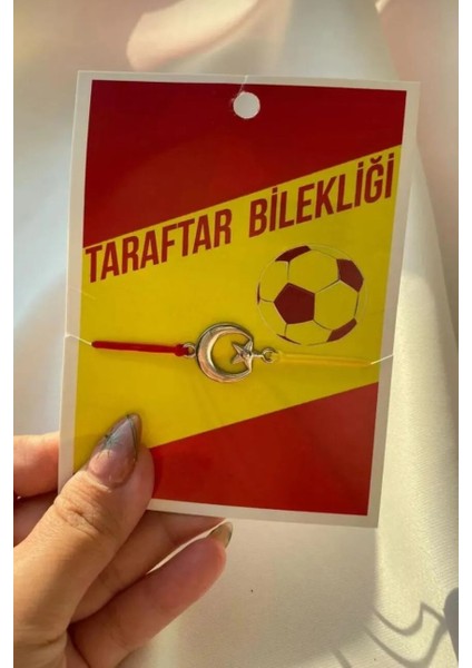 Ay Yıldızlı Sarı Kırmızı Ipli Bileklik BBB23-2 modelleri
